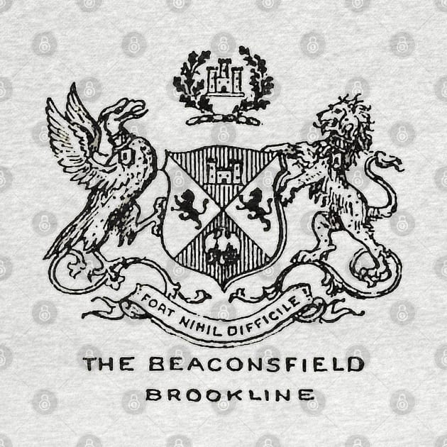 Hotel Beaconsfield - Vintage Brookline Massachusetts by EphemeraKiosk